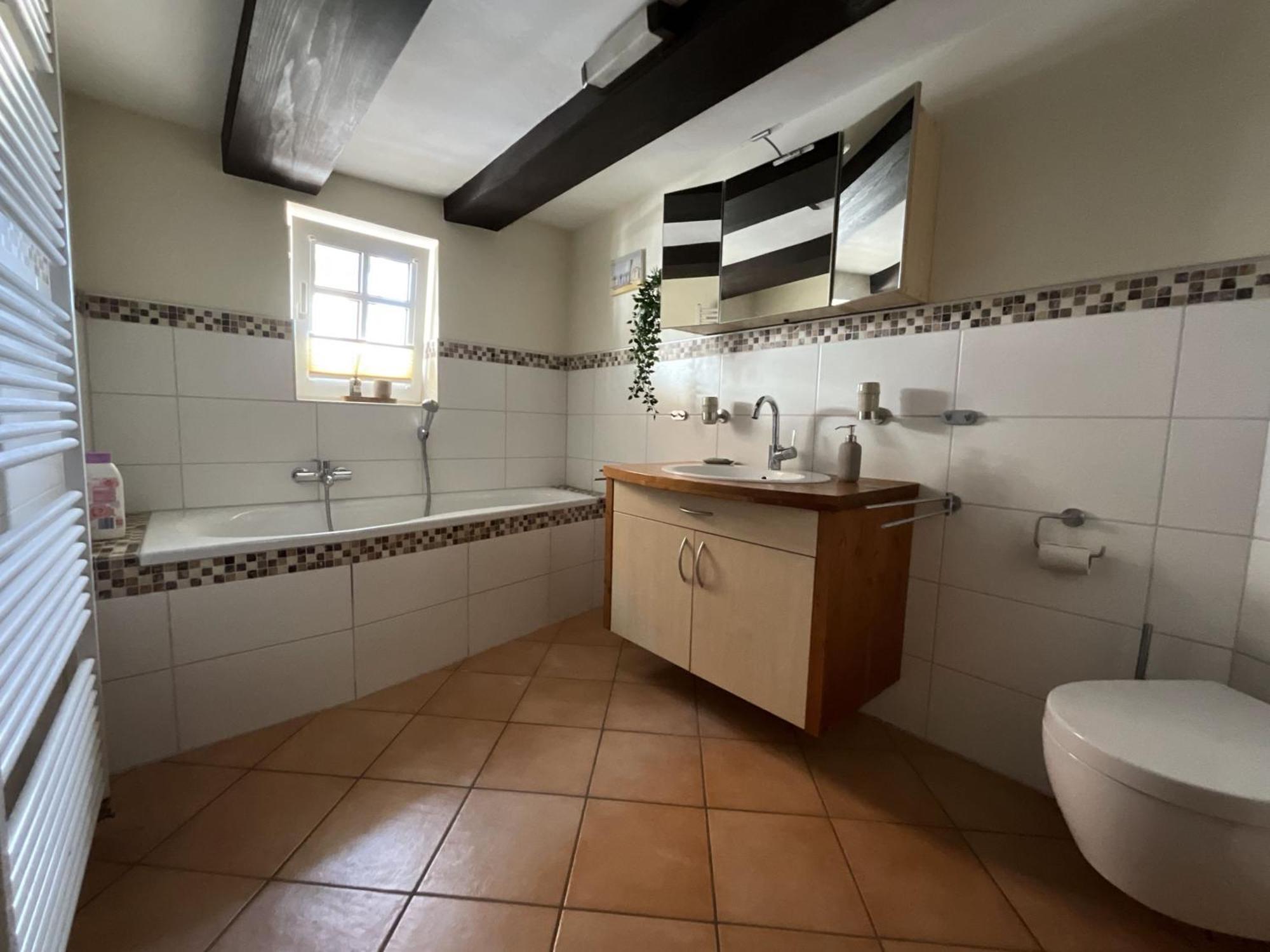 Urig, Gemuetliches Fachwerkhaus Villa Korbach Luaran gambar